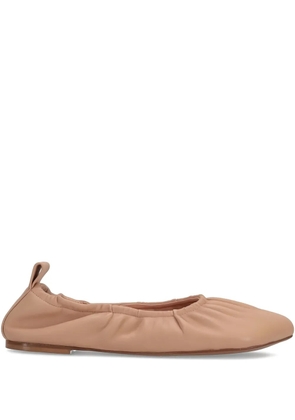 Niccolò Pasqualetti Obliqua leathner ballet flats - Neutrals