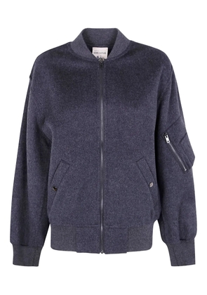 Semicouture zip-up bomber jacket - Grey