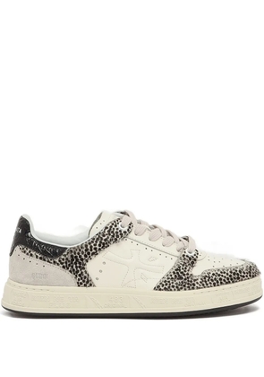 Premiata Quid 7655 leather-panelled sneakers - White