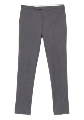 Rota pressed-crease tailored trousers - Grey
