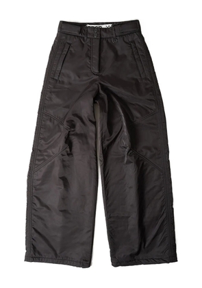 Open YY drawstring-hem wide-leg trousers - Brown