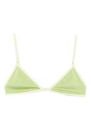 Roberta Einer x Kiss ‘n Thrill Frida triangle-cup bikini top - Green