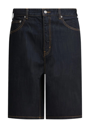 This Is Never That embroidered denim shorts - Black