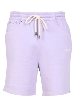 MOUTY drawstring-waist cotton shorts - Purple