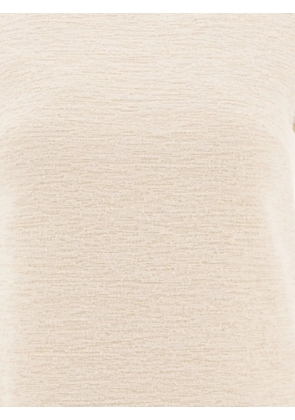 Loulou tweed sleeveless mini dress - Neutrals