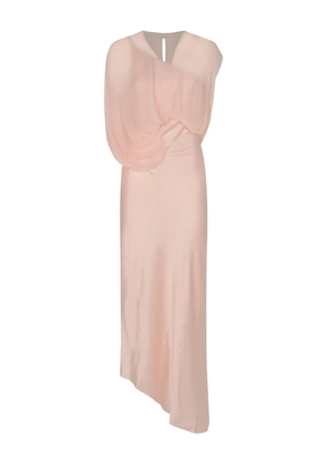 Christopher Esber draped silk dress - Pink