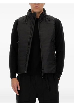 JG1 zip-up sleeveless gilet - Black