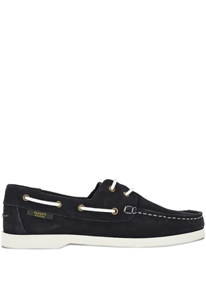 SAXONE OF SCOTLAND suede boat shoes - Blue
