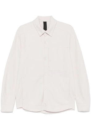 Transit virgin wool button-up overshirt - Neutrals