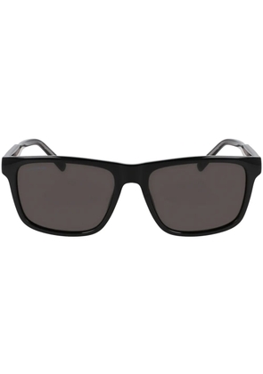 Lacoste logo-lettering sunglasses - Black