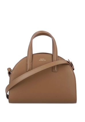 A.P.C. top handle shoulder bag - Brown