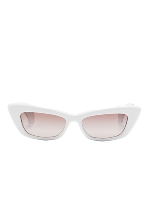Aquazzura cat-eye sunglasses - White
