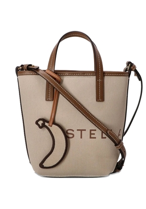 Stella McCartney logo-print tote bag - Neutrals