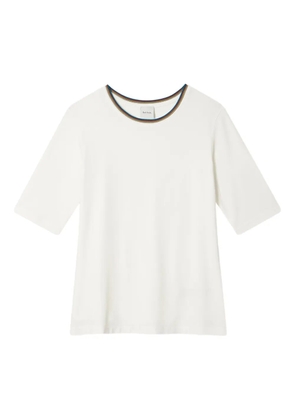 Paul Smith Stripe-trim T-shirt - White