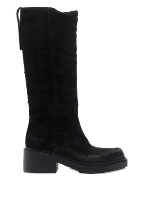 Vic Matie 55mm suede knee-high boots - Black