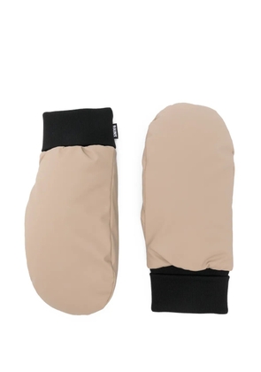 Rains Alta puffer mittens - Neutrals