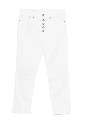 DONDUP cropped trousers - White