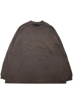 FEAR OF GOD ESSENTIALS logo-print cotton T-shirt - Brown