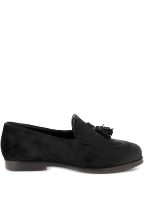 DOTZ tassel-detail suede loafers - Black