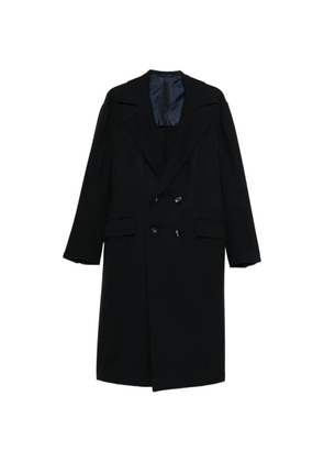 Kiton double-breasted coat - Black