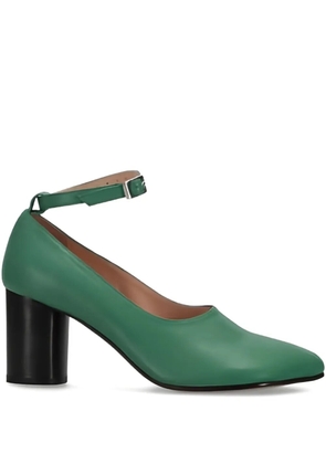 Niccolò Pasqualetti block-heel ankle-strap pumps - Green