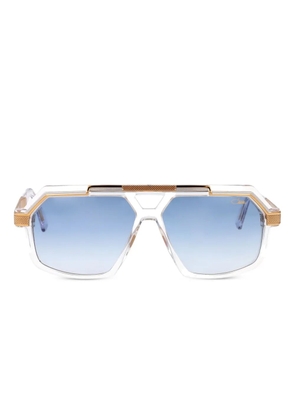 Cazal pilot-frame sunglasses - White