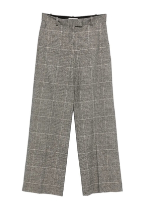 Circolo 1901 checked-pattern trousers - Grey