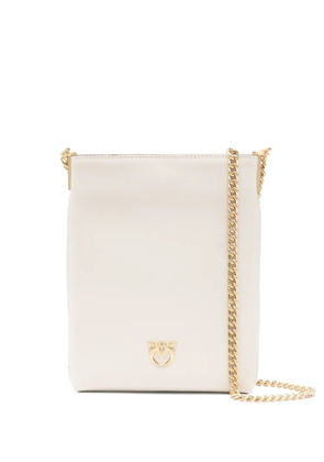 PINKO logo-detail shoulder bag - Neutrals
