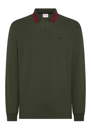 Sun68 piqué polo shirt - Green