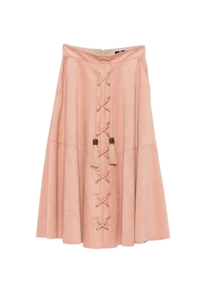 Elisabetta Franchi pink midi skirt