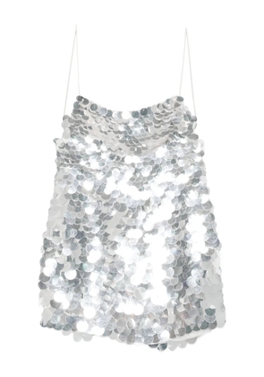 Retrofete Lainey sequin-embellished mini dress - White