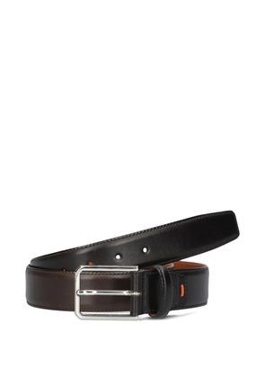 Santoni reversible leather belt - Brown