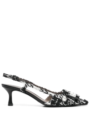 Roberto Festa 65mm crystal-buckle pumps - Black