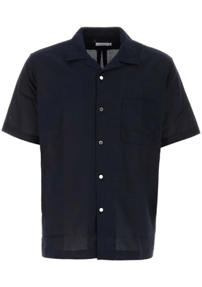 Nanamica cotton-blend short-sleeved shirt - Blue