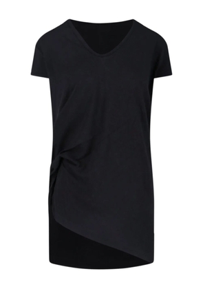 Rick Owens V-neck T-shirt - Black