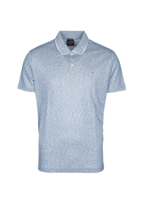 Paul & Shark logo-embroidered polo shirt - Blue