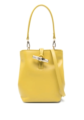Longchamp mini Le Roseau bucket bag - Yellow