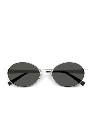 Saint Laurent Eyewear round-frame sunglasses - Silver