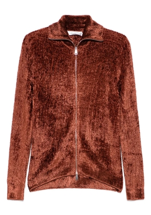 Aya Muse velvet cardigan - Brown
