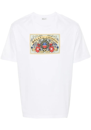 Bally Bally Crest-print T-shirt - White