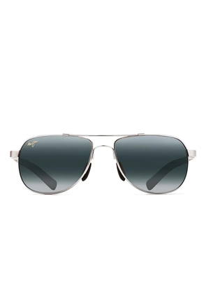 Maui Jim pilot-frame sunglasses - Silver