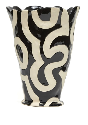 HAY Jessica abstract-pattern vase - Black