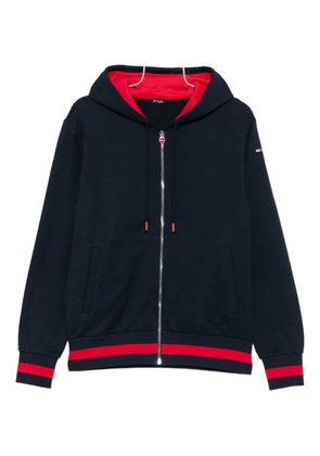 Kiton contrast-bands cotton tracksuit - Blue