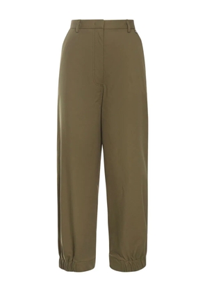 Herno elasticated-cuff trousers - Green