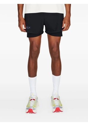 UNNA layered shorts - Black