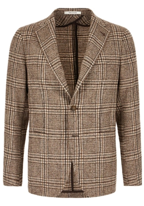 Tagliatore checked single-breasted blazer - Neutrals