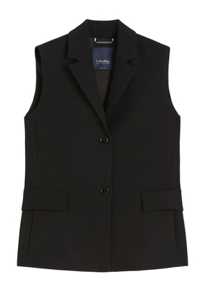 'S Max Mara notched-lapels waistcoat - Black