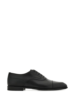 Ferragamo cap-toe lace-up oxford shoes - Black