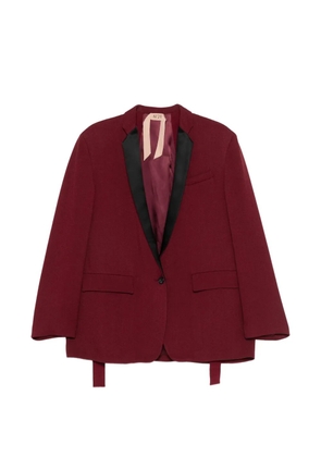 Nº21 tuxedo jacket - Red