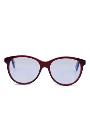 Saint Laurent Eyewear logo-detail glasses - Red